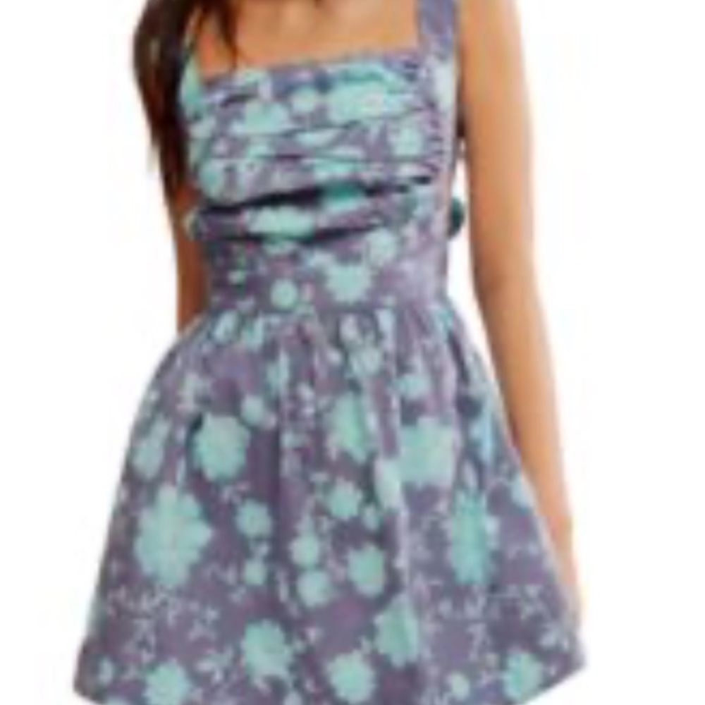 Free People Meet Me In Maui Floral Mini Dress - Picture 2 of 7